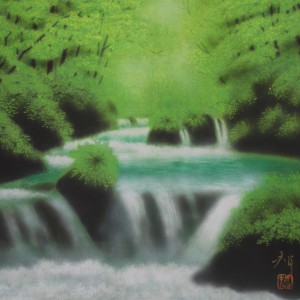 0010 Landscape Painting: Green Sound / Tomo Katou 005