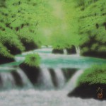 0013 Landscape Painting: Green Sound / Tomo Katou 005