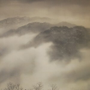 0018 Landscape Painting in Sumi (ink) / Taisei Konno 003