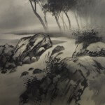 0018 Landscape Painting in Sumi (ink) / Taisei Konno 006