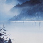 0020 Landscape Painting in Sumi (ink) / Yuri Tezuka 006