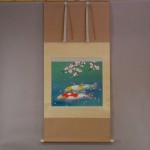 0055 Koi Fish (Carp): Cherry Blossoms / Shukou Okamoto 001