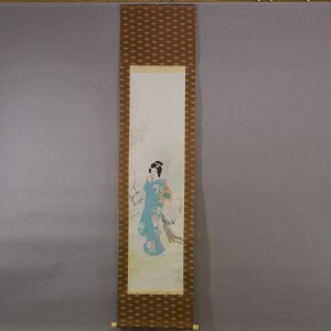 0067 Woman and Plum Blossoms / Hideharu Morita 001