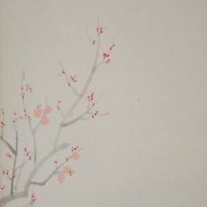 0067 Woman and Plum Blossoms / Hideharu Morita 006