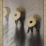 0088 Kakejiku with Rice Planting Painting / Takayoshi Satou 003