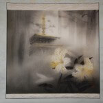 0089 Kakejiku with White Lilies Painting / Takayoshi Satou 002