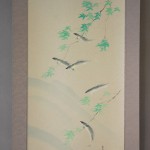 0094 Kakejiku with Sweetfish Ayu Painting / Seika Tatsumoto 003