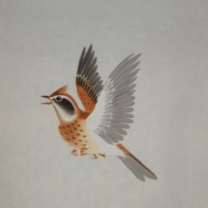 0095 Kakejiku with Barley Painting / Shin Tsuda 004