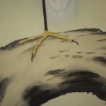 0097 Kakejiku with Little Egret Painting / Shouei Hoshino 005