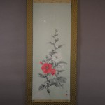 0099 Kakejiku with Hollyhock Painting / Keiji Yamazaki 002