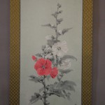 0099 Kakejiku with Hollyhock Painting / Keiji Yamazaki 003