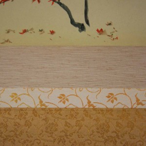 0102 Kakejiku with Autumn Leaves Painting / Raitei Arima 007
