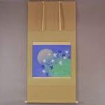 0104 Kakejiku with Mid-Autumn Moon Painting / Tomo Katou 001