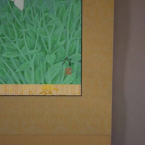 0104 Kakejiku with Mid-Autumn Moon Painting / Tomo Katou 007