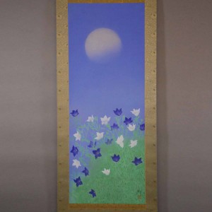 0105 Kakejiku with Mid-Autumn Moon Painting / Tomo Katou 002