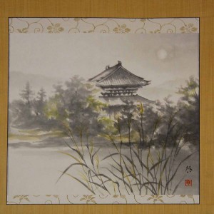 0116 Autumn Scenery of Chichibu Mountains Painting / Keiji Yamazaki 002