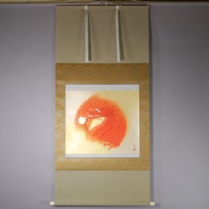 0152 Red Dragon Painting / Tomo Katou 001