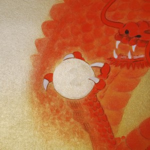 0152 Red Dragon Painting / Tomo Katou 005
