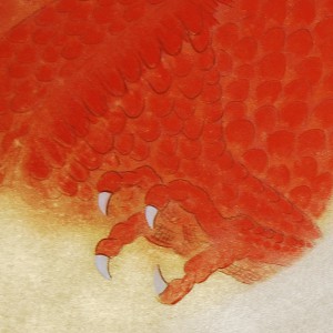 0152 Red Dragon Painting / Tomo Katou 006