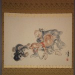 0161 Gourd and Catfish Painting / Katsunobu Kawahito 002