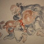 0161 Gourd and Catfish Painting / Katsunobu Kawahito 004