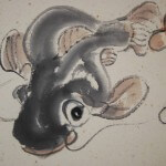 0161 Gourd and Catfish Painting / Katsunobu Kawahito 006