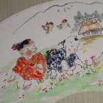 0164 Ryoukan: Gathering Flowers Painting / Katsunobu Kawahito 006