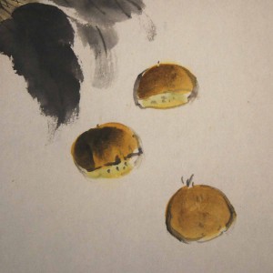 0113 Chestnut Painting / Gyokuei Miyadai 005