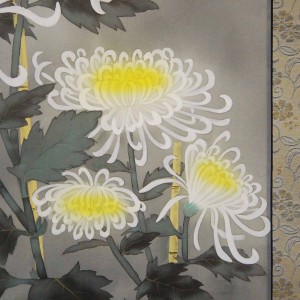 0114 Chrysanthemum Painting / Kiyoyasu Morishima 005