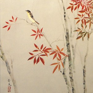 0121 Nandina and Snow Painting / Seika Tatsumoto 004