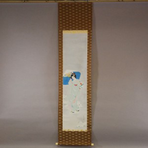 0122 Beautiful Woman Painting: Snow / Hideharu Morita 001