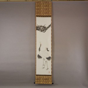 0131 Pine Tree and Cranes Painting / Hideki Miyamae 001