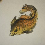 0148 Koi Fish (Carp) Painting / Yasuo Tadami 006