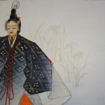 0168 Noh: Kakitsubata Painting / Seibi Saitou 005