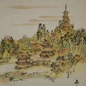 0173 Santouka Taneda Painting / Yasuo Tadami 003