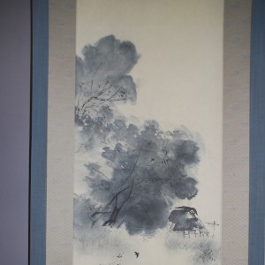 b0002 Landscape Painting in “Sumi” Ink / Shikou Okamoto 003