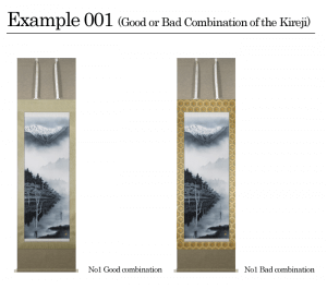 Good or Bad Combination of the Kireji fabric example 001