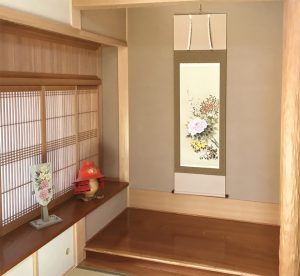 四季花　床の間