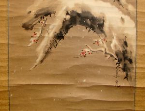 掛軸の折れ 剥落003