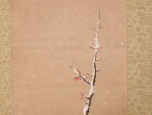 掛軸の折れ 剥落007