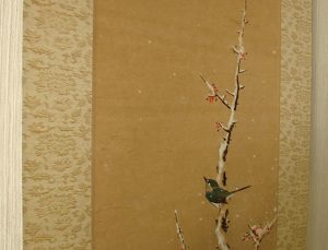 掛軸の折れ 剥落009