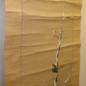 掛軸の折れ 剥落eye