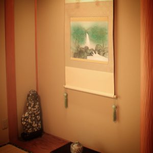 床の間 瀑布