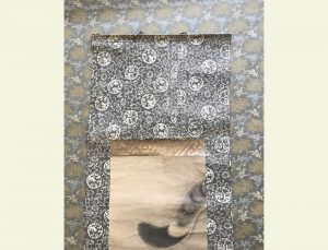 江戸　明治　虎　掛軸　仕立替