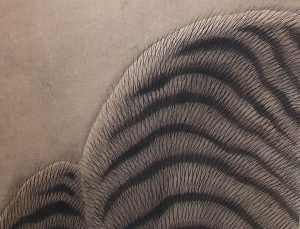 江戸　明治　虎　掛軸　仕立替