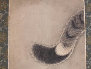 江戸　明治　虎　掛軸　仕立替