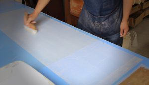 江戸　明治　虎　掛軸　仕立替