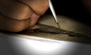 江戸　明治　虎　掛軸　仕立替