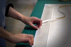 江戸　明治　虎　掛軸　仕立替