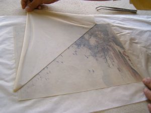 中国製掛軸 表装 仕立替